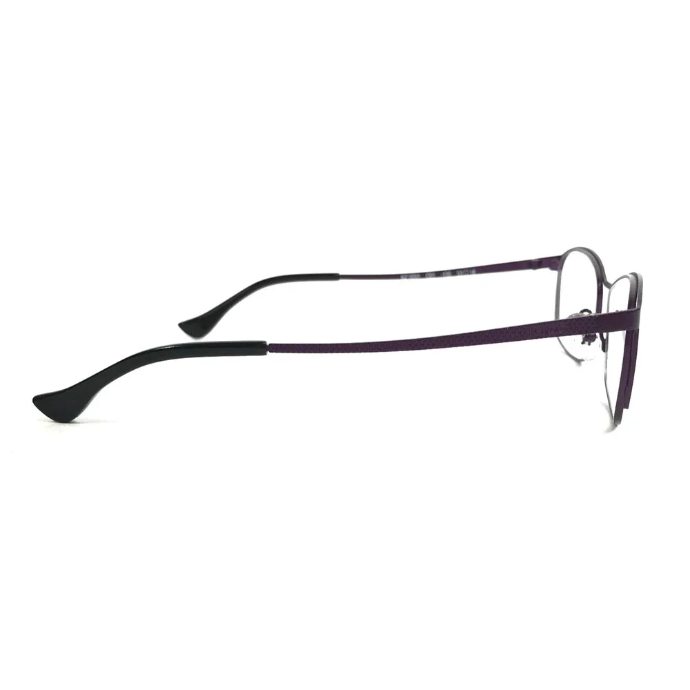 Kenzo Eyeglasses Frames KZ2201 C01 Ruthenium Gray Purple Cat Eye 53-16-135